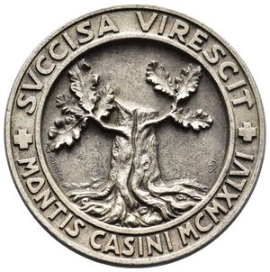 reverse: Medaglia Benemerenti Montecassino , diam.44 mm inc. Johnson