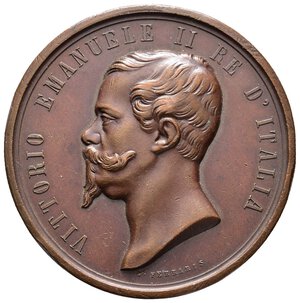 obverse: Vittorio Emanuele II, Alle Arti ed All industria, Expo LONDRA 1862, Diam.56 mm BB Colpi