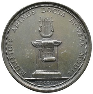 reverse: Medaglia GIOVANNI BATTISTA PERGOLESI  - 1806 OPUS T. MERCANDETTI 
probabile rifusione coeva, diam.64,7 mm