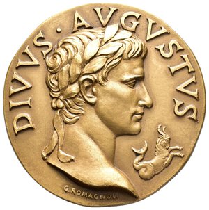 obverse: Medaglia BIMILLENARIO Nascita di Augusto, 1937, bronzo, diam.83,5 mm RARA