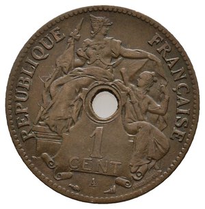 reverse: INDOCINA FRANCESE  1 Centime 1899