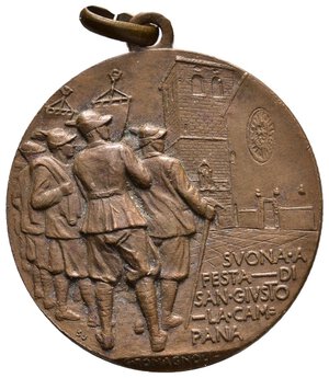 obverse: Medaglia Fascista  - Associazione Nazionale Alpini, adunata Trieste A.VIII 1930  Diam.35,5 mm