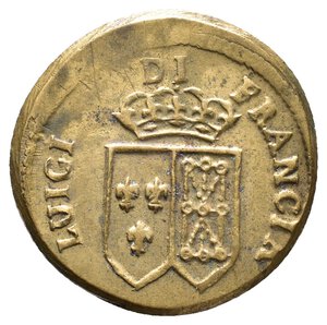 obverse: Peso monetale Luigi Francia