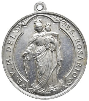 obverse: Medaglia Religiosa B.Vergine del rosario  diam.39 mm