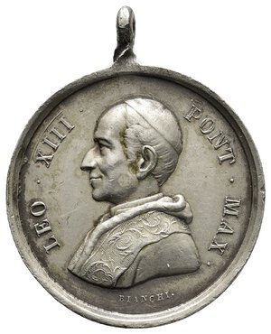 obverse: Medaglia Religiosa Leone XIII   diam.31 mm