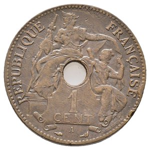 reverse: INDOCINA FRANCESE  1 Centime 1897