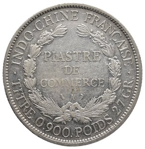 obverse: INDOCINA FRANCESE  Piastre De Commerce argento 1900
