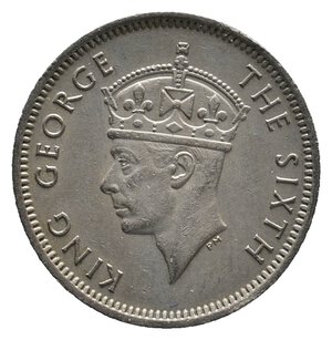 reverse: MALAYA - George VI - 10 Cents 1948