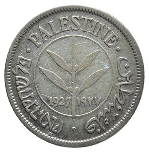 obverse: PALESTINA - 50 Mils argento 1927 RARA