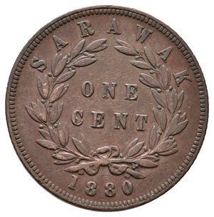 obverse: SARAWAK  1 Cent 1880