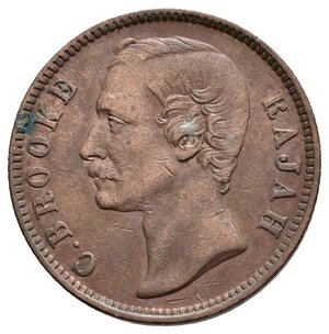 reverse: SARAWAK  1 Cent 1880