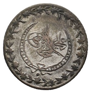 obverse: TURCHIA  - Mahmud II  - 20 Para argento  1223/28 (1808)