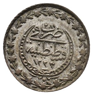 reverse: TURCHIA  - Mahmud II  - 20 Para argento  1223/28 (1808)