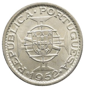 reverse: ANGOLA  20 Escudos argento 1952