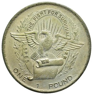 obverse: BIAFRA 1 Pound argento 1969