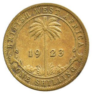 obverse: BRITISH WEST AFRICA  1 Shilling 1923