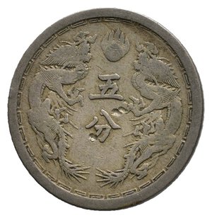 reverse: CINA - Manchuko 5 Fen 1934
