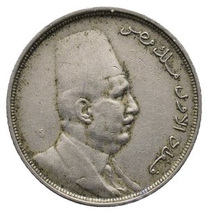 reverse: EGITTO - Fouad - 10 millemies 1924
