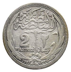 obverse: EGITTO  2 Piastres argento 1917