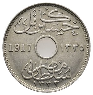 reverse: EGITTO  10 millemies 1917