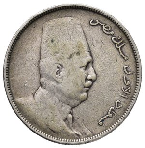 reverse: EGITTO - Fouad - 10 piastres argento 1923