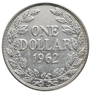 obverse: LIBERIA  1 Dollar argento 1962