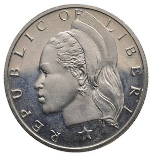 reverse: LIBERIA  50 cents 1974