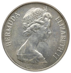 reverse: BERMUDA 1 Dollar argento 1970