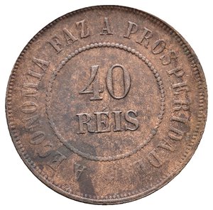 obverse: BRASILE 40 Reis 1911