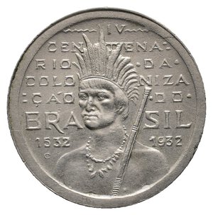 obverse: BRASILE 100 Reis 1932