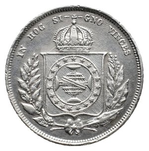 reverse: BRASILE 200 Reis argento 1860