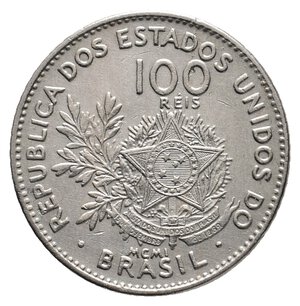 obverse: BRASILE 100 Reis 1901