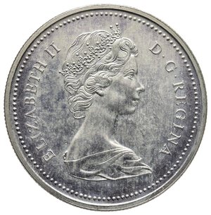 reverse: CANADA 1 Dollaro argento 1972