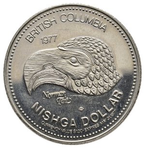 obverse: CANADA Gettone 1 dollaro British Columbia