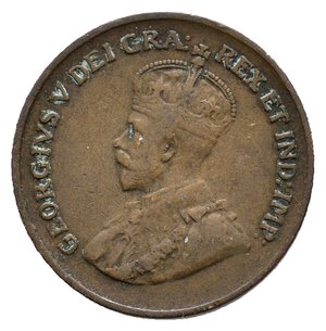 reverse: CANADA George V 1 Cent 1930