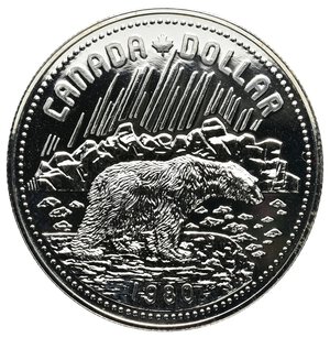 obverse: CANADA 1 Dollaro argento 1980  IN CONFEZIONE ORIGINALE