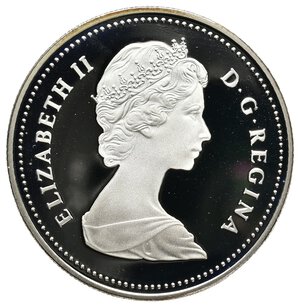 reverse: CANADA 1 Dollaro argento 1983 Edmonton  IN CONFEZIONE ORIGINALE