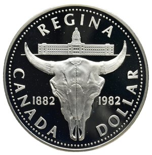 obverse: CANADA 1 Dollaro argento 1982  IN CONFEZIONE ORIGINALE
