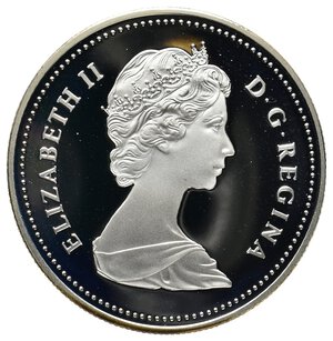 reverse: CANADA 1 Dollaro argento 1982  IN CONFEZIONE ORIGINALE