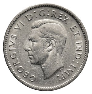 reverse: CANADA George VI  5 Cents 1941