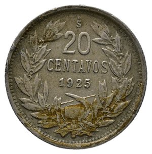 obverse: CILE  20 Centavos 1925