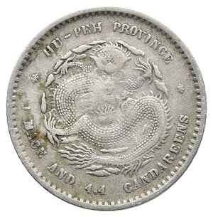 reverse: CINA - Hupee 20 Fen argento 1895-1907