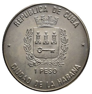 reverse: CUBA 1 Peso italia  90   1989