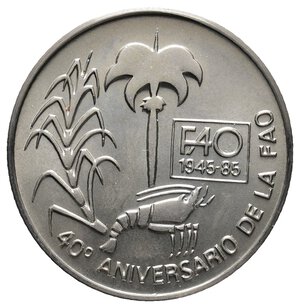 obverse: CUBA 1 Peso F.a.o.  1985