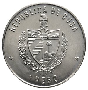 reverse: CUBA 1 Peso F.a.o.  1985