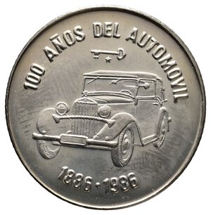 obverse: CUBA 1 100° anniversario automobile   1986