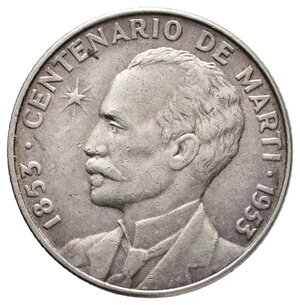 reverse: CUBA 50 centavos argento 1953