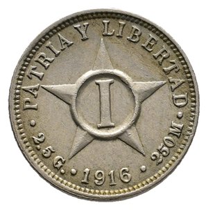 obverse: CUBA 1 centavo 1916