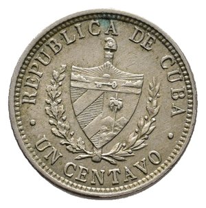 reverse: CUBA 1 centavo 1916