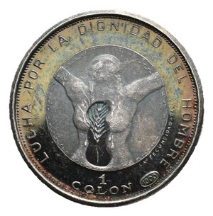 reverse: EL SALVADOR 1 Colon argento 1971  RARA